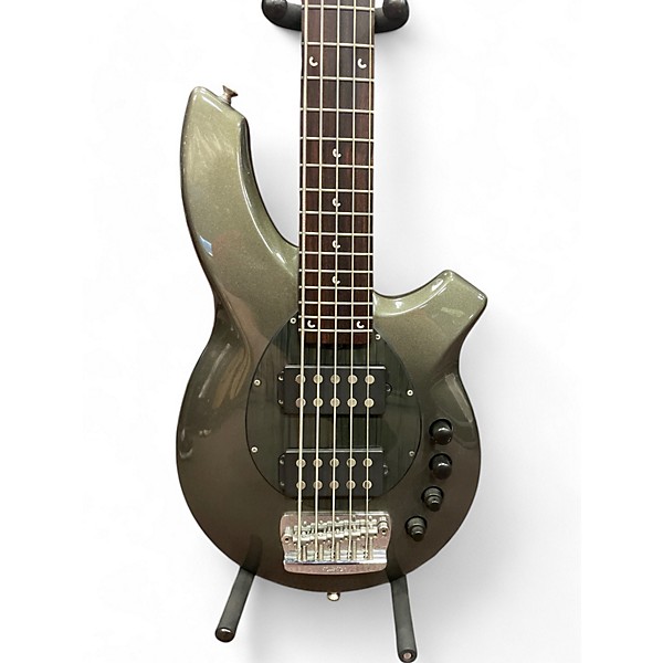 Used Ernie Ball Music Man Used 2010 Ernie Ball Music Man Bongo 5 HH Gunmetal Gray Electric Bass Guitar