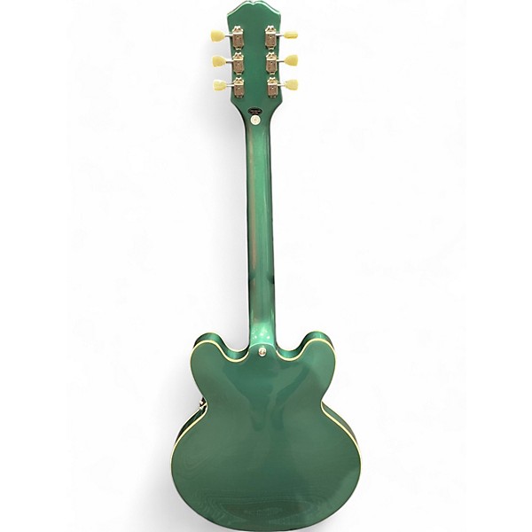 Used Epiphone ES335 Pro Inverness Green Hollow Body Electric Guitar