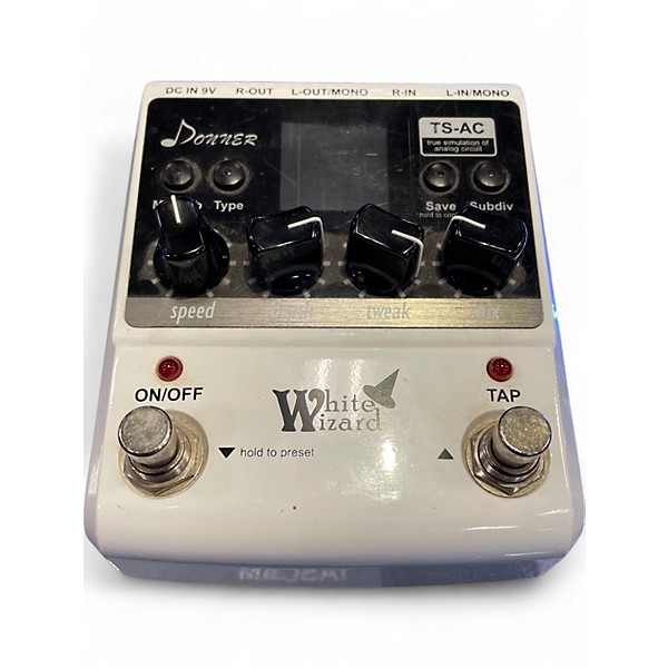 Used Donner White Wizard Effect Processor