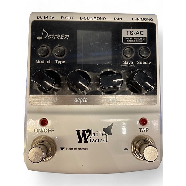 Used Donner White Wizard Effect Processor