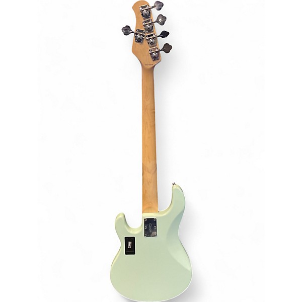 Used Sterling by Music Man Used Sterling by Music Man Stingray 5 Mint Green Electric Bass Guitar