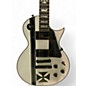 Used ESP LTD James Hetfield Signature Iron Cross Alpine White Solid Body Electric Guitar