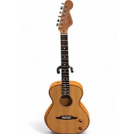 Used Fender Highway Series Parlor Natural Acoustic Electric Guitar