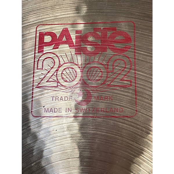 Used Paiste 18in 2002 Crash Cymbal