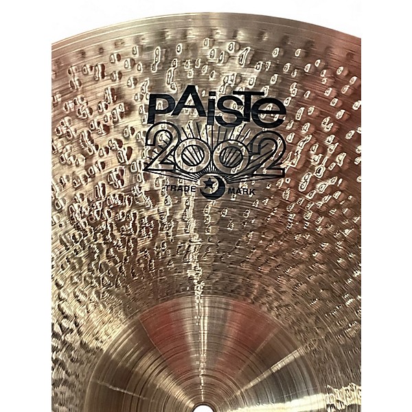 Used Paiste 22in 2002 Crash Cymbal