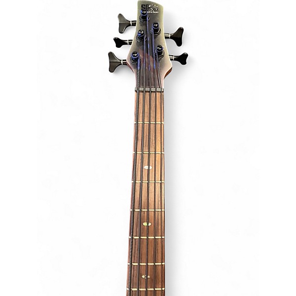 Used Ibanez Used Ibanez SR505 5 String Trans Purple Electric Bass Guitar