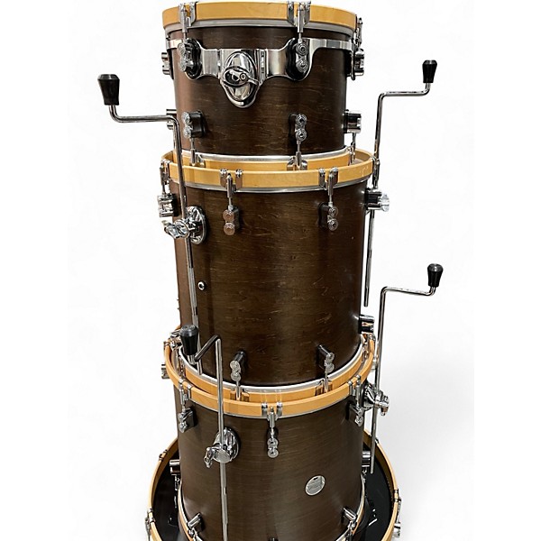 Used PDP by DW 4 Piece Concept Series Walnut Satin oil Drum Kit