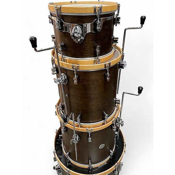 Used PDP by DW 4 Piece Concept Series Walnut Satin oil Drum Kit