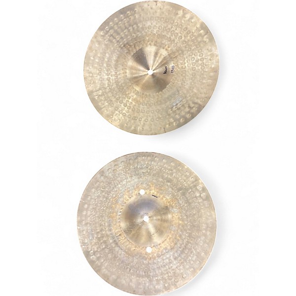 Used UFIP 14in natrual series hi hats Cymbal