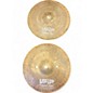 Used UFIP 14in natrual series hi hats Cymbal