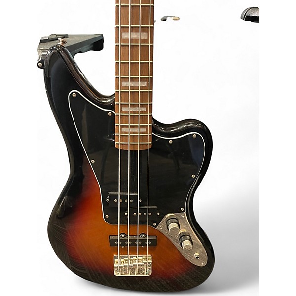 Used Squier JAGUAR BASS 2 Color Sunburst Electric Bass Guitar