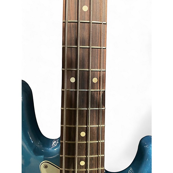 Used 2023 Fender Vintera 60s Jazz Bass Blue Electric Bass Guitar