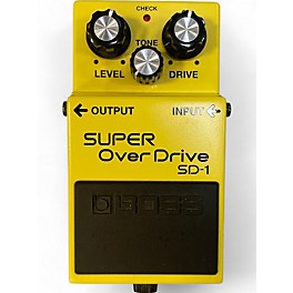 Used BOSS SD1 Super Overdrive Effect Pedal