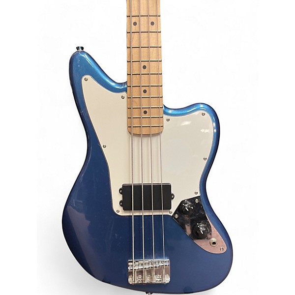 Used Squier Affinity jaguar Blue Electric Bass Guitar