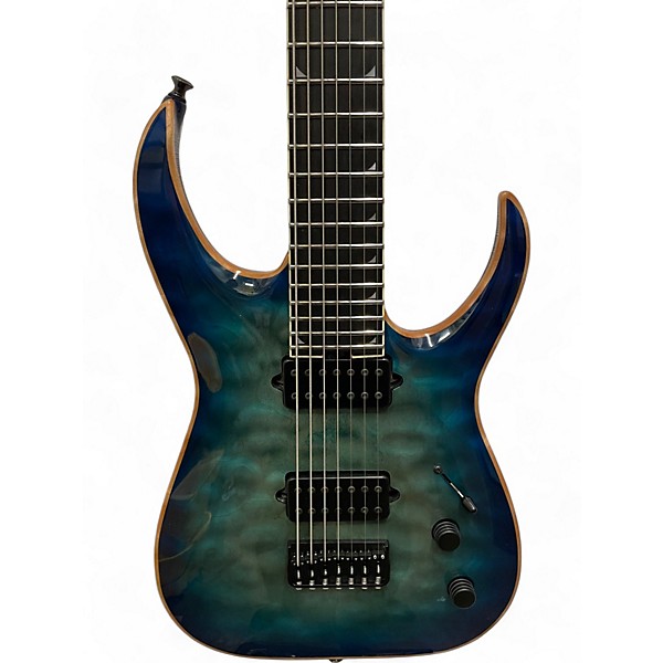 Used Jackson Pro Series Misha Mansoor Signature Juggernaut HT7 LAGUNA BURST Solid Body Electric Guitar