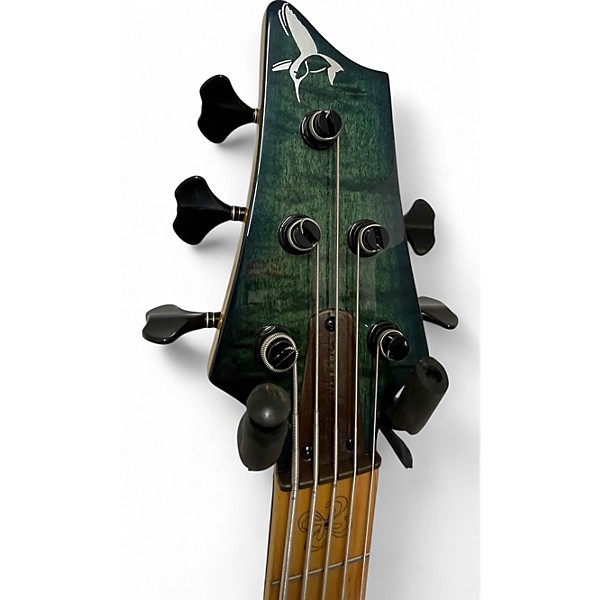 Used D"mark ALPHA 5 Cerulean Blue Electric Bass Guitar
