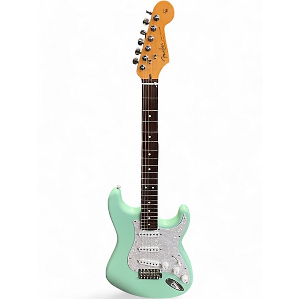 Used Fender American Professional II Stratocaster Surf Green Solid Body Electric Guitar