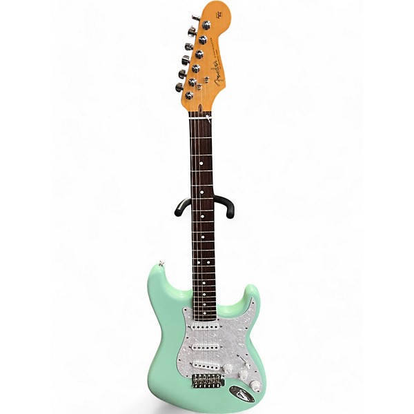 Used Fender American Professional II Stratocaster Surf Green Solid Body Electric Guitar