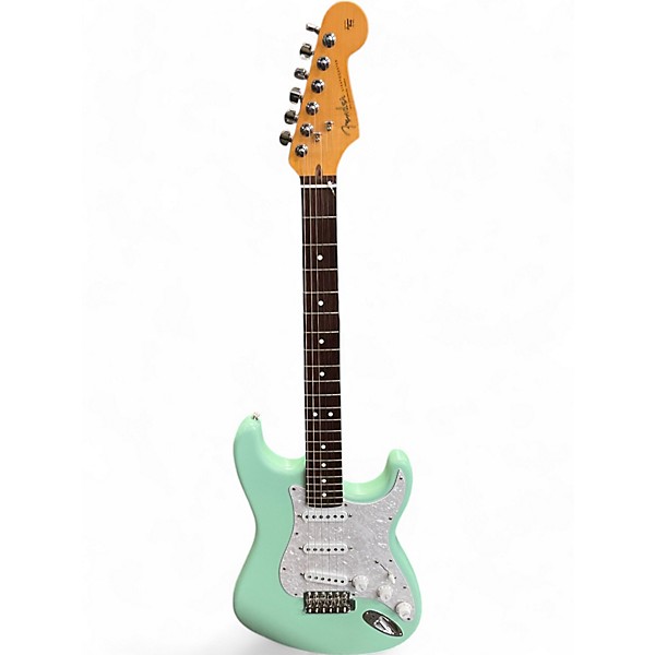 Used Fender American Professional II Stratocaster Surf Green Solid Body Electric Guitar