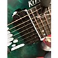 Used Keisel vader 8 TRANSLUCENT TEAL/BLACKBURST Solid Body Electric Guitar