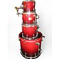 Used Pearl 4 Piece Session Custom Wine Red Fade Drum Kit thumbnail