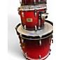 Used Pearl 4 Piece Session Custom Wine Red Fade Drum Kit