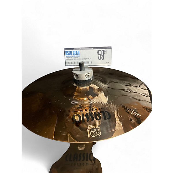 Used MEINL 10in Classic Custom Splash Cymbal