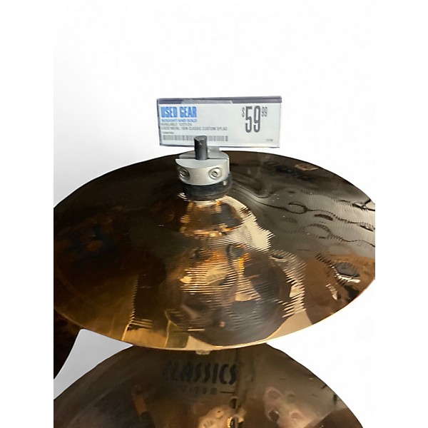 Used MEINL 10in Classic Custom Splash Cymbal