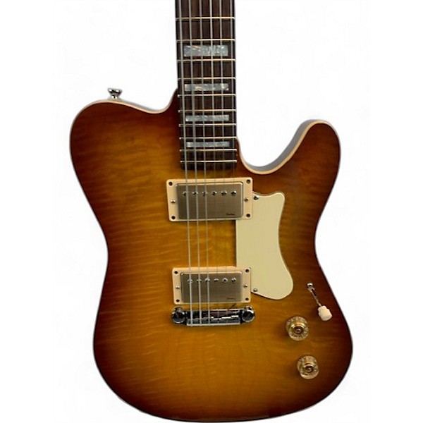 Used Feiten Signature Elite Honey Burst Solid Body Electric Guitar