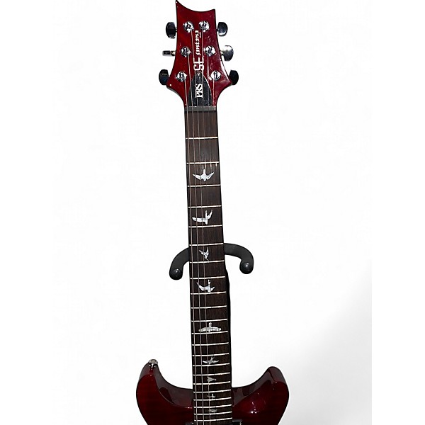 Used PRS Carlos Santana Signature SE Cherry Solid Body Electric Guitar