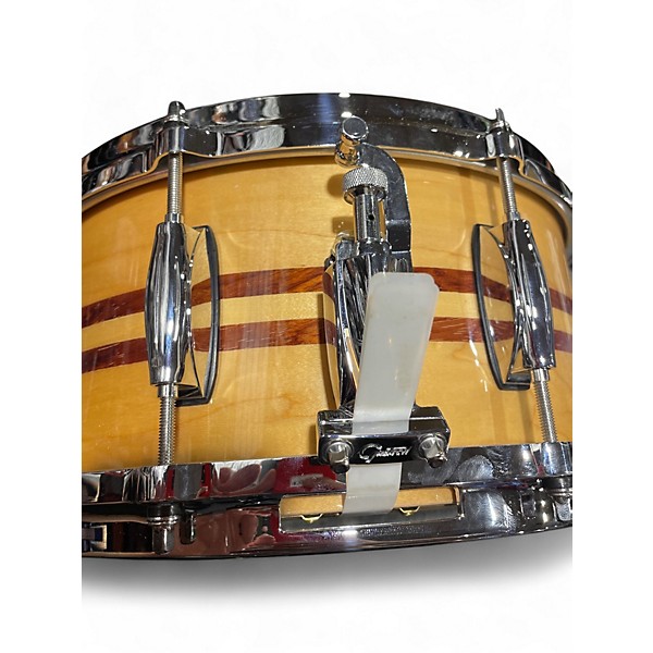 Used 2020s Gretsch Drums 6X13 Mark Schulman Signature Snare NATURAL MAPLE BUBINGA Drum