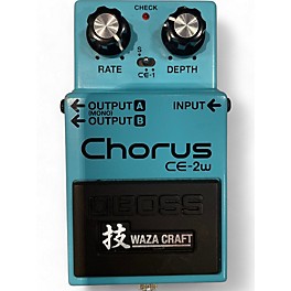 Used BOSS CE2W Waza Craft Chorus Effect Pedal