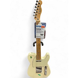 Used Fender Telecaster Cream Solid Body Electric Guitar