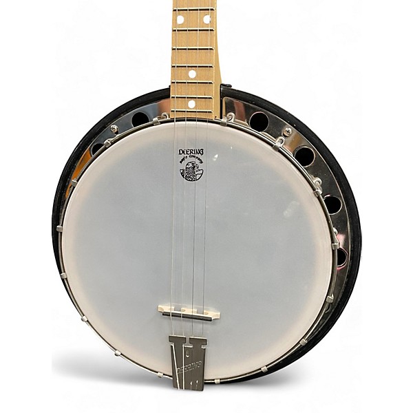 Used Deering GOODTIME 2 17 FRET 4 STRING TENOR RESONATOR BACK Maple Banjo