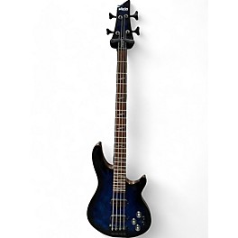 Used Schecter Guitar Research Used Schecter Guitar Research OMEN ELITE 4 SEE THRU BLUE Electric Bass Guitar