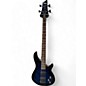 Used Schecter Guitar Research Used Schecter Guitar Research OMEN ELITE 4 SEE THRU BLUE Electric Bass Guitar thumbnail