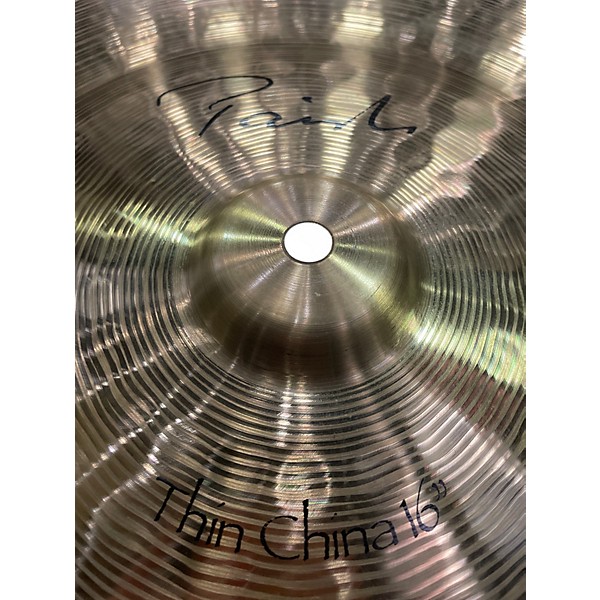 Used Paiste 16in Signature Prototype China Cymbal