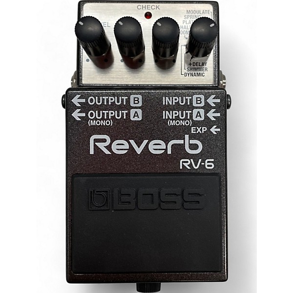 Used BOSS RV6 Digital Reverb Effect Pedal