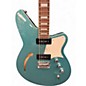 Used Reverend airwave Deep Sea Blue Hollow Body Electric Guitar