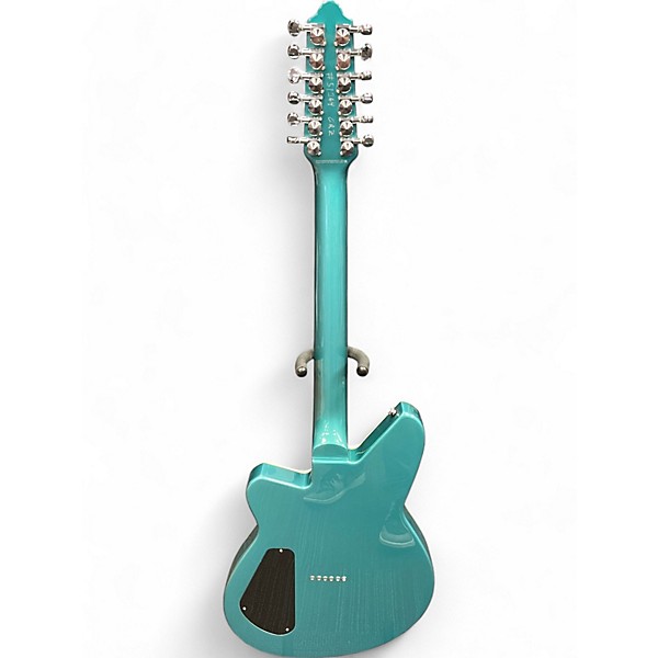 Used Reverend airwave Deep Sea Blue Hollow Body Electric Guitar