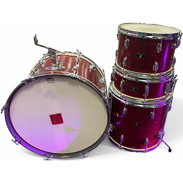 Used Apollo Used Apollo 4 Piece Drums Red Drum Kit