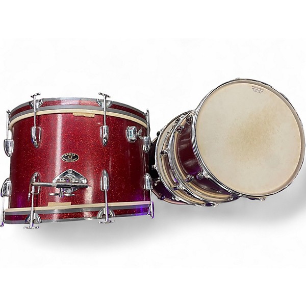 Used Apollo Used Apollo 4 Piece Drums Red Drum Kit