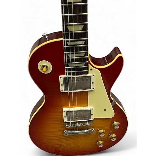 Used Gibson Historic '60 Les Paul Standard VOS Electric Guitar Washed Cherry Sunburst Solid Body Electric Guitar