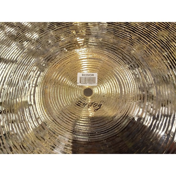 Used MEINL 22in B22MOR Byzance Traditional Monophonic Ride Cymbal