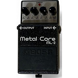 Used BOSS ML2 Metal Core Distortion Effect Pedal