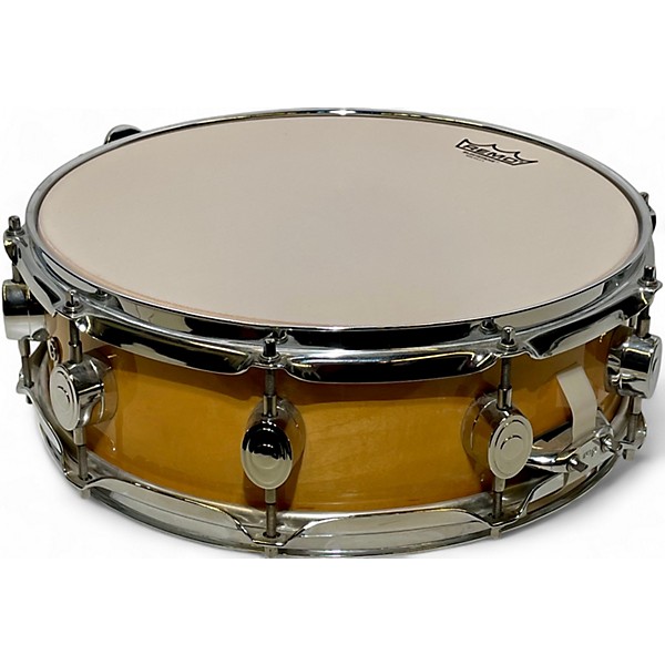 Used DW 4X14 MAPLE SNARE DRUM(90'S) NATURAL Drum