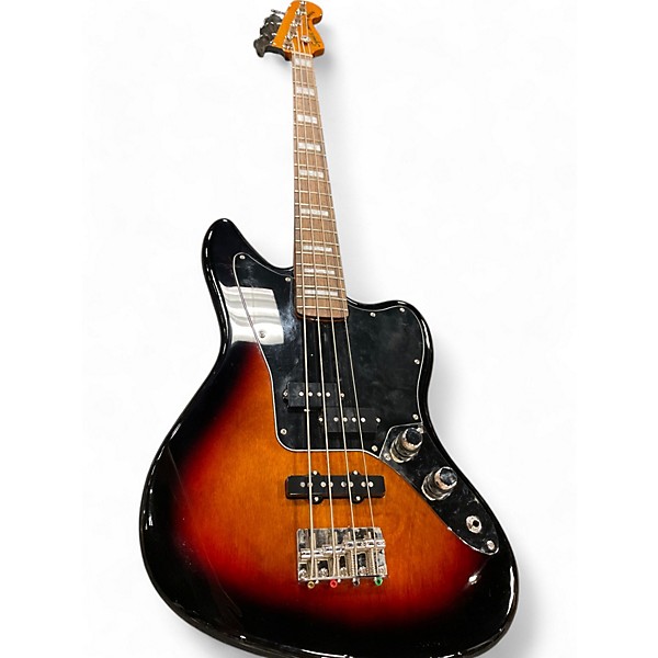 Used Squier classic vibe jaguar 2 Color Sunburst Electric Bass Guitar