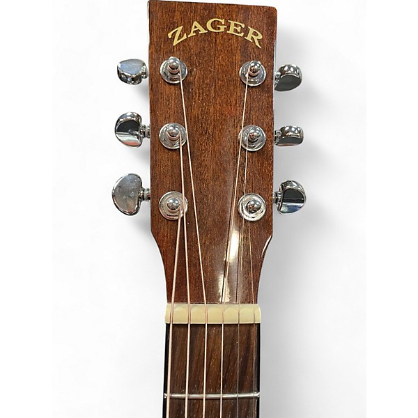 Used Zager PARLOR Mahogany Acoustic Electric Guitar