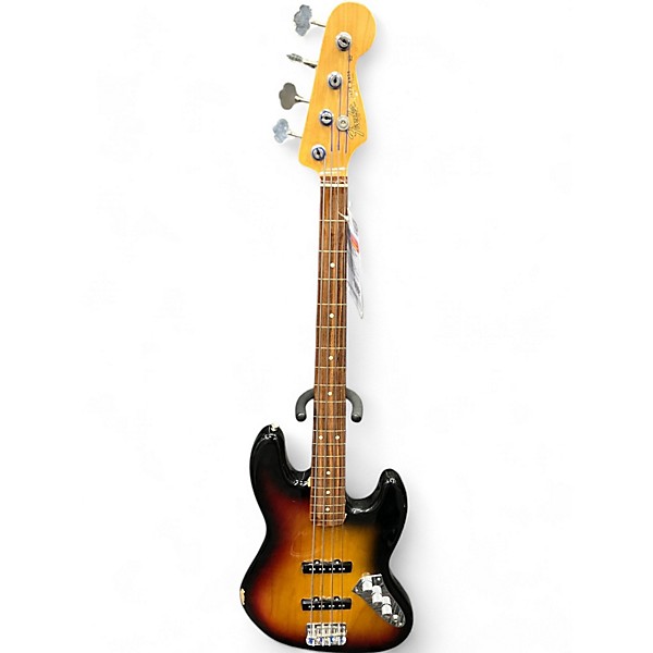 Used Fender Jaco Pastorius Signature Fretless Jazz Bass Sunburst Electric Bass Guitar