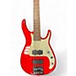 Used Peavey AXCELERATOR 5 STRING Candy Apple Red Electric Bass Guitar